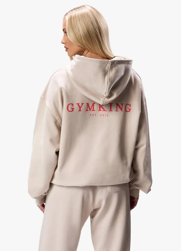 Gym King Sweatshirts and Hoodies Women Established Relaxed Fit Hood 8211 Clay