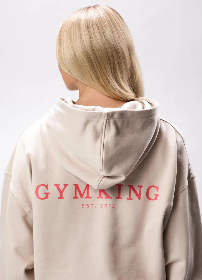 Gym King Sweatshirts and Hoodies Women Established Relaxed Fit Hood 8211 Clay