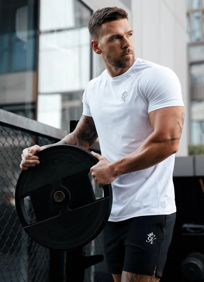 Gym King TShirts Men Energy Tee 8211 White