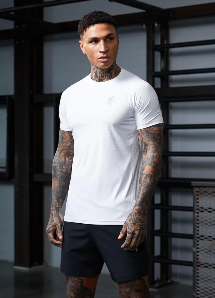 Gym King TShirts Men Energy Tee 8211 White