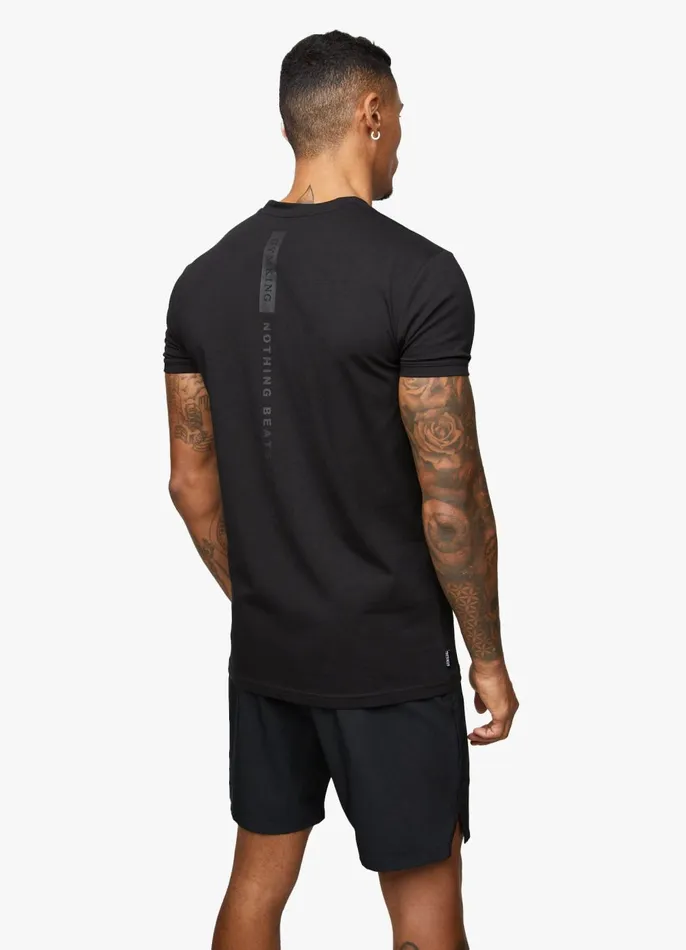 Gym King TShirts Men Nothing Beats Belief Tee 8211 Black