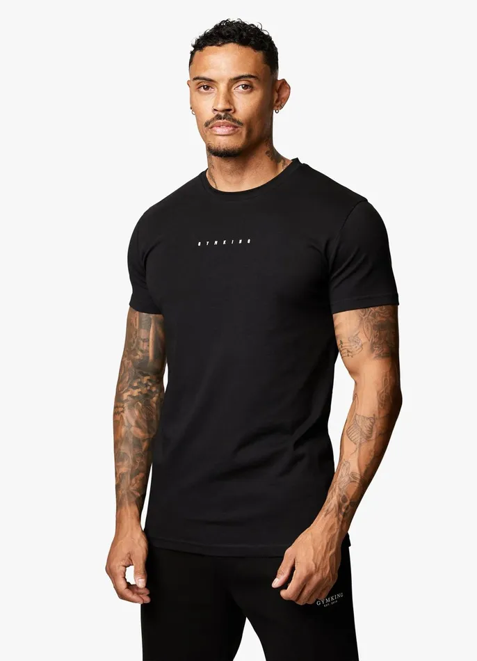 Gym King TShirts Men Relentless Tee 8211 Black