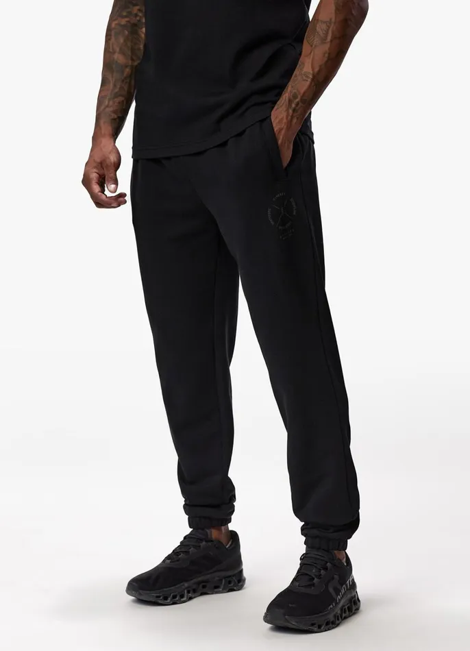 Gym King Tracksuit Bottoms Men Compass Jogger 8211 Black