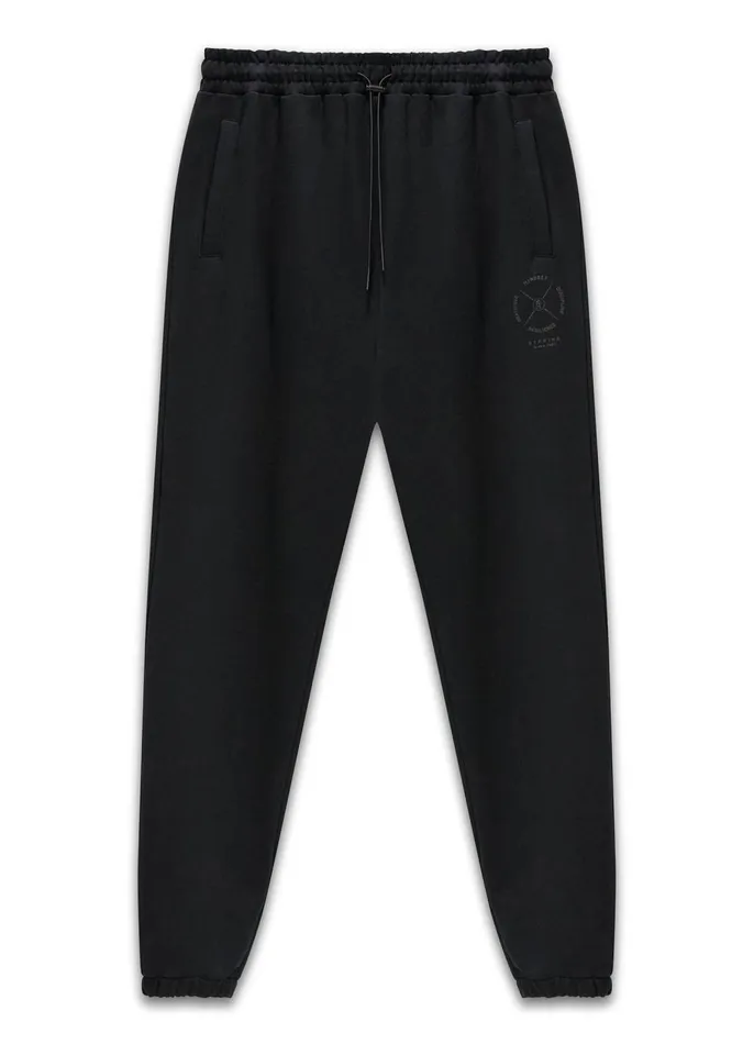Gym King Tracksuit Bottoms Men Compass Jogger 8211 Black