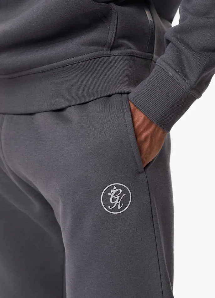 Gym King Tracksuit Bottoms Men Pro Logo Jogger 8211 Graphite