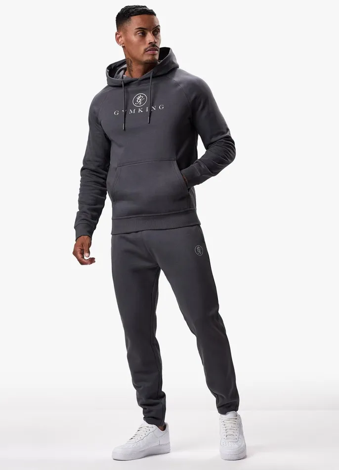 Gym King Tracksuit Bottoms Men Pro Logo Jogger 8211 Graphite
