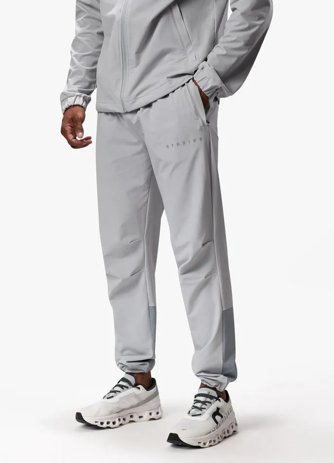 Gym King Tracksuit Bottoms Men React Woven Pant 8211 Light Grey