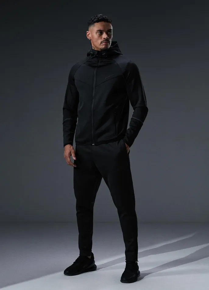 Gym King Tracksuits Men Alpha Poly Tracksuit 8211 Black