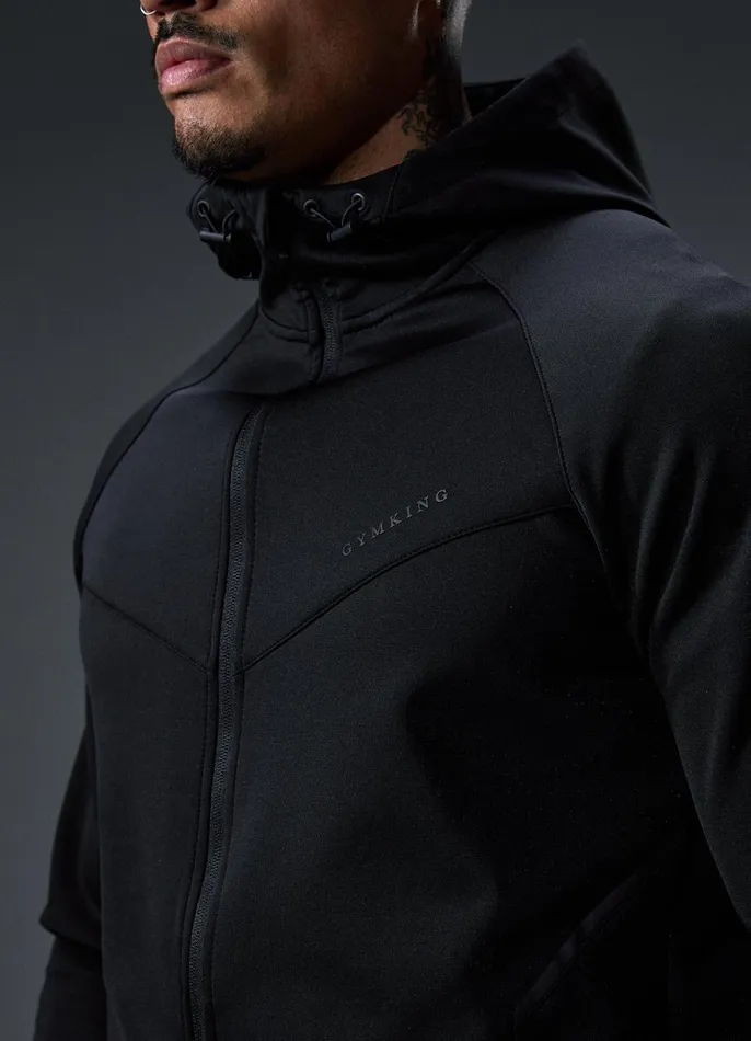 Gym King Tracksuits Men Alpha Poly Tracksuit 8211 Black