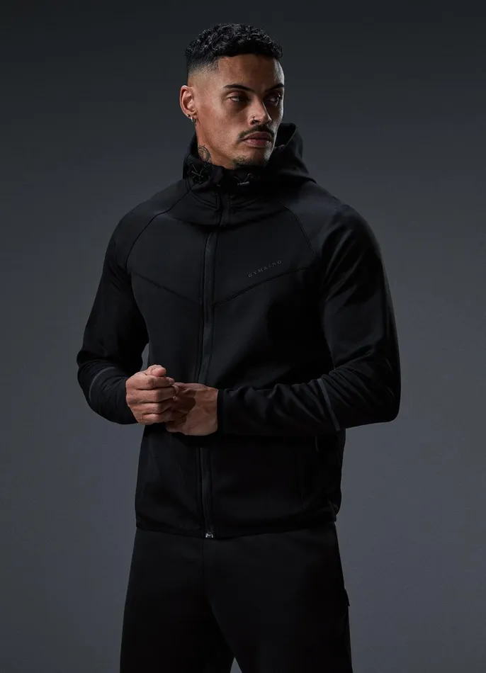 Gym King Tracksuits Men Alpha Poly Tracksuit 8211 Black