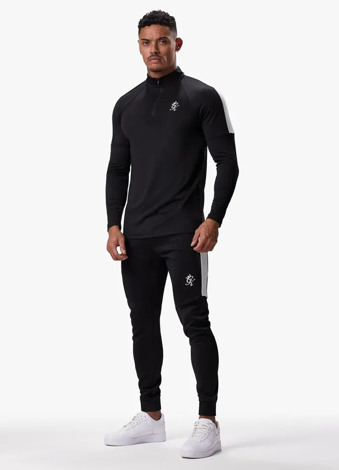 Gym King Tracksuits Men Core Plus Poly Funnel and Jogger 8211 Black