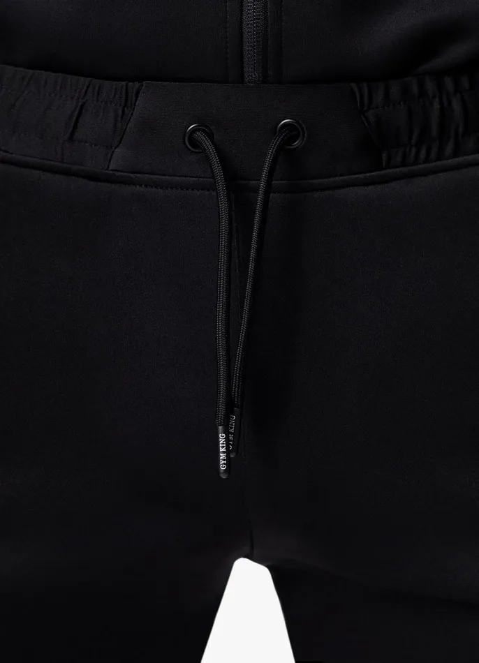 Gym King Tracksuits Men Core Plus Poly Funnel and Jogger 8211 Black
