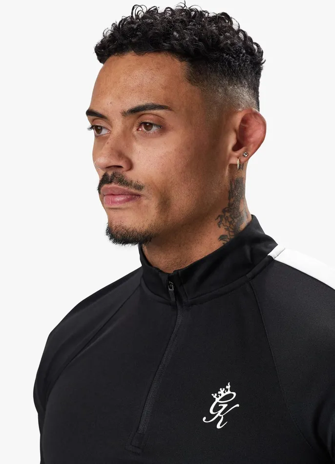 Gym King Tracksuits Men Core Plus Poly Funnel and Jogger 8211 Black