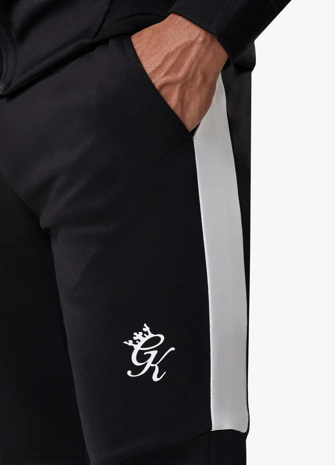 Gym King Tracksuits Men Core Plus Poly Funnel and Jogger 8211 Black