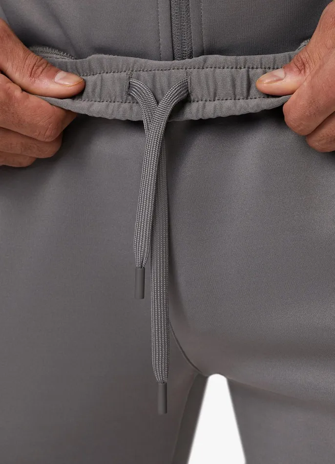 Gym King Tracksuits Men Taped Core Plus Tracksuit 8211 Silver GreySteel