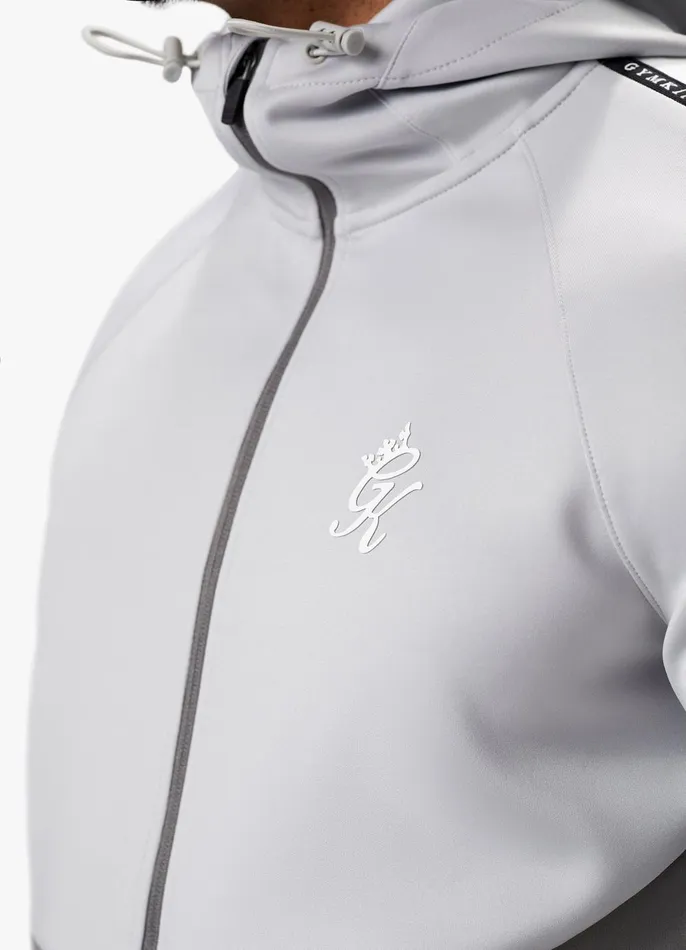 Gym King Tracksuits Men Taped Core Plus Tracksuit 8211 Silver GreySteel