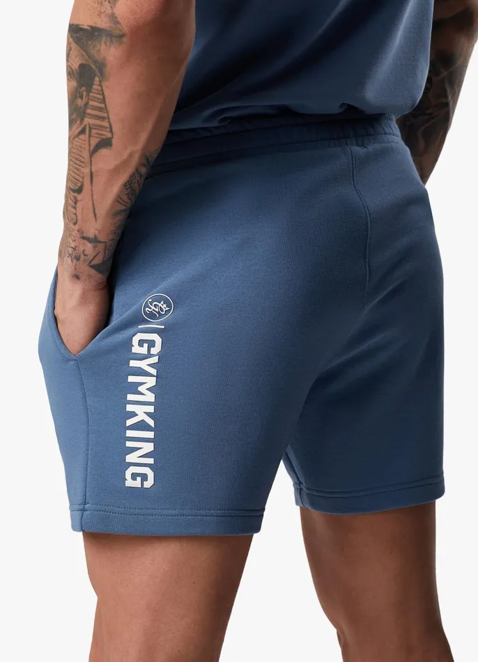 Gym King Twin Sets Men Aventus Short 8211 Blue Smoke