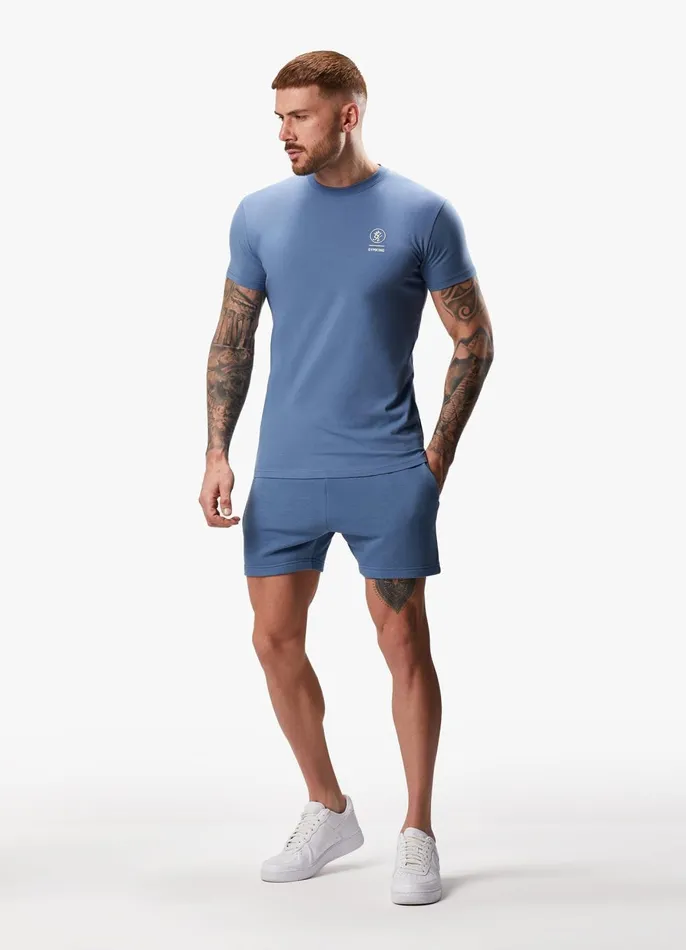 Gym King Twin Sets Men Aventus Short 8211 Blue Smoke