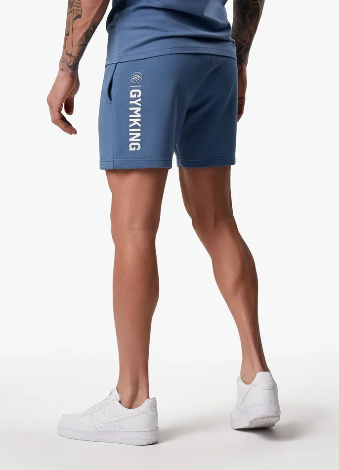 Gym King Twin Sets Men Aventus Short 8211 Blue Smoke