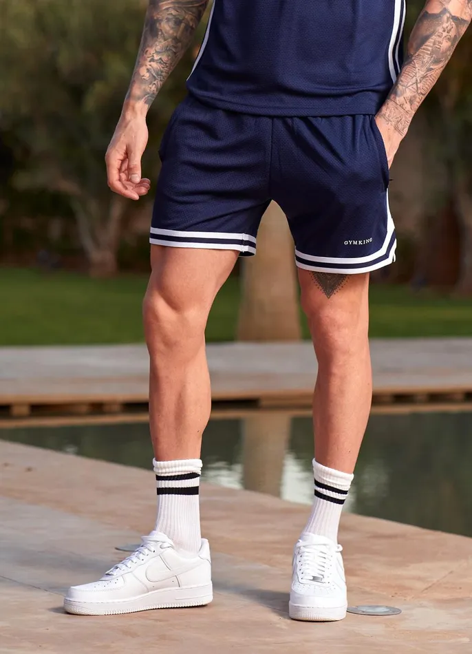Gym King Twin Sets Men Higher State Short 8211 Navy