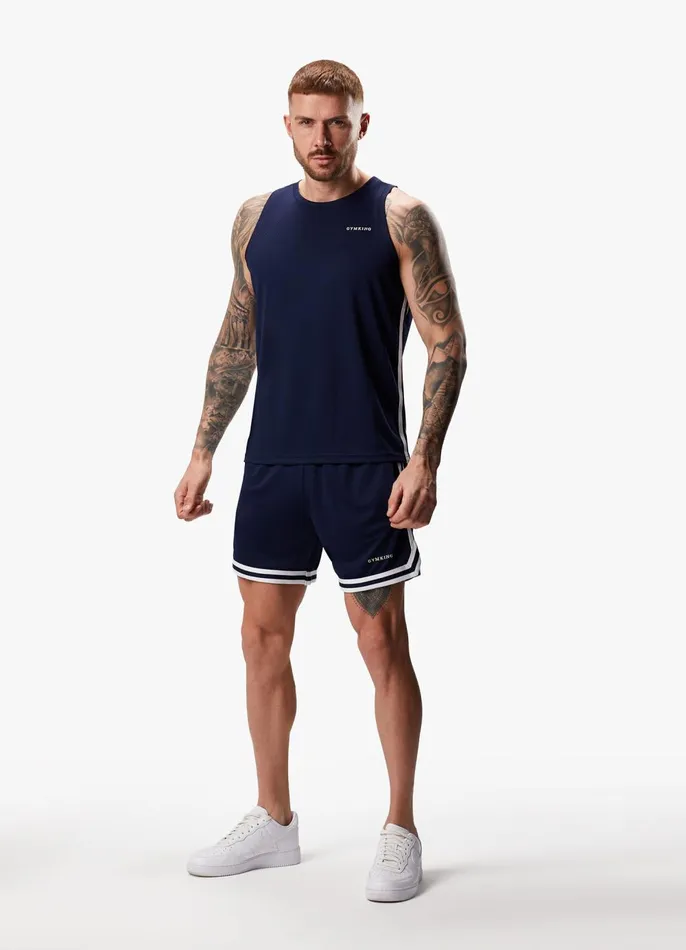 Gym King Twin Sets Men Higher State Short 8211 Navy