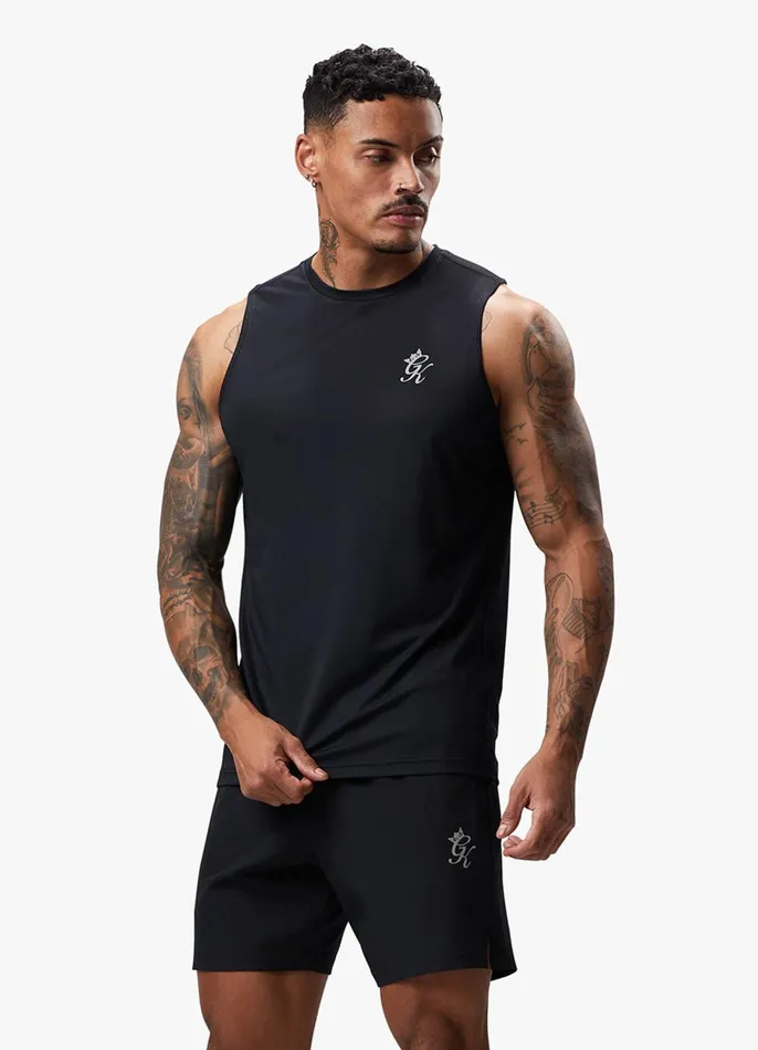 Gym King Vests Men Energy Vest 8211 Black