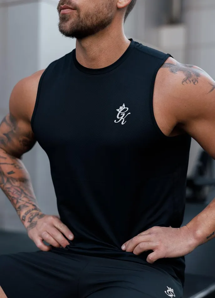 Gym King Vests Men Energy Vest 8211 Black