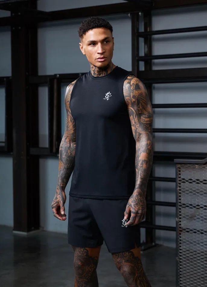 Gym King Vests Men Energy Vest 8211 Black