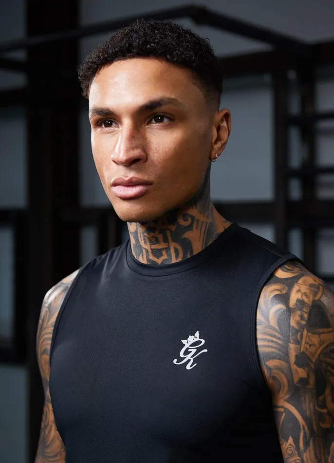 Gym King Vests Men Energy Vest 8211 Black