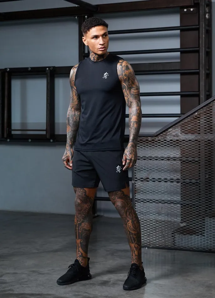 Gym King Vests Men Energy Vest 8211 Black