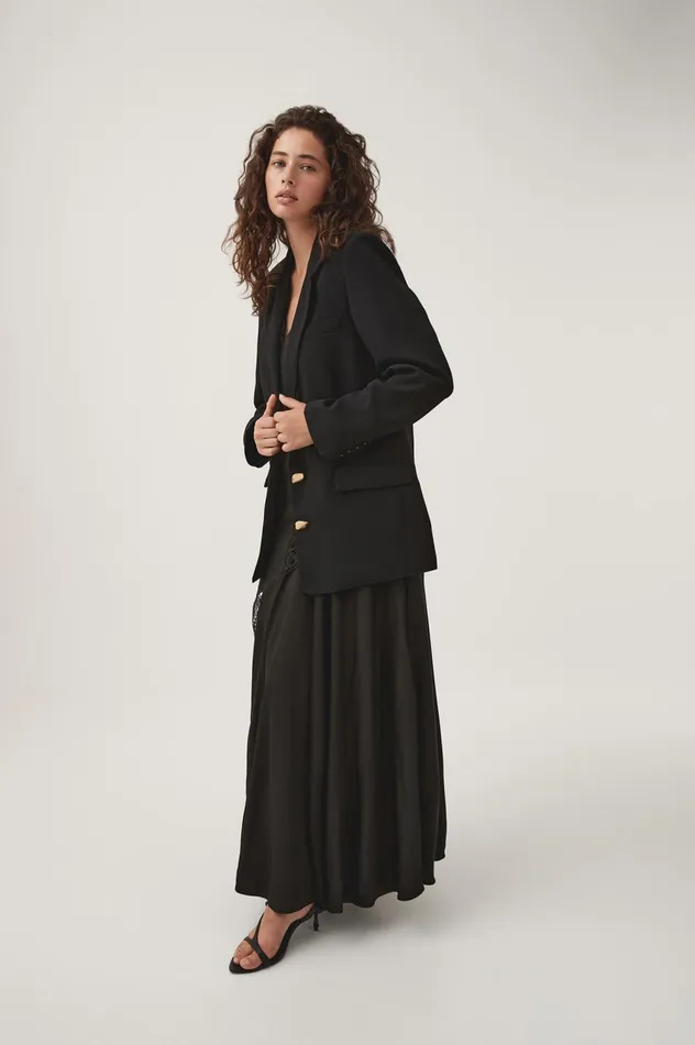 Harlem Jacket Black Women Aje Blazers Jackets 038 Coats