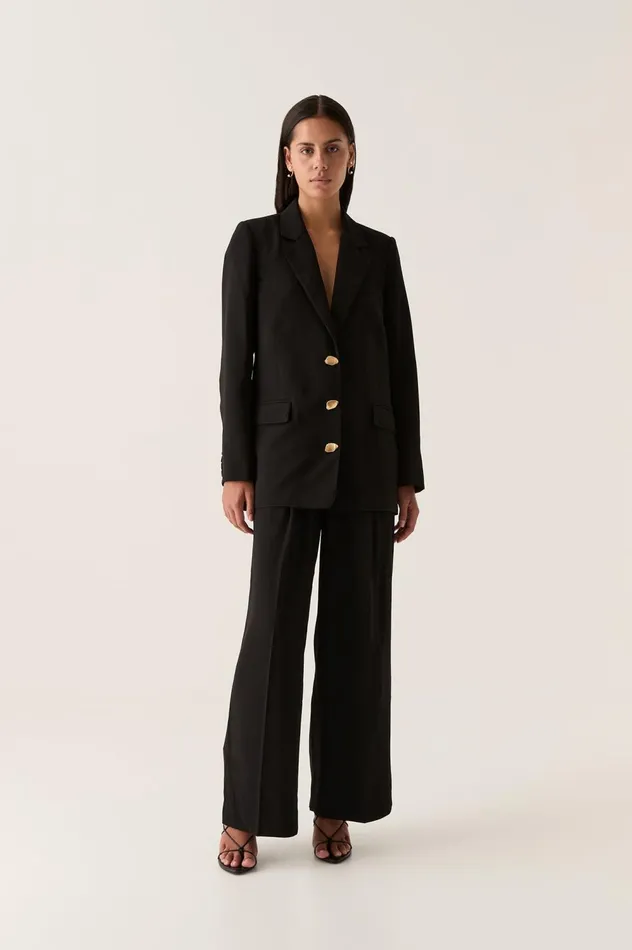 Harlem Jacket Black Women Aje Blazers Jackets 038 Coats