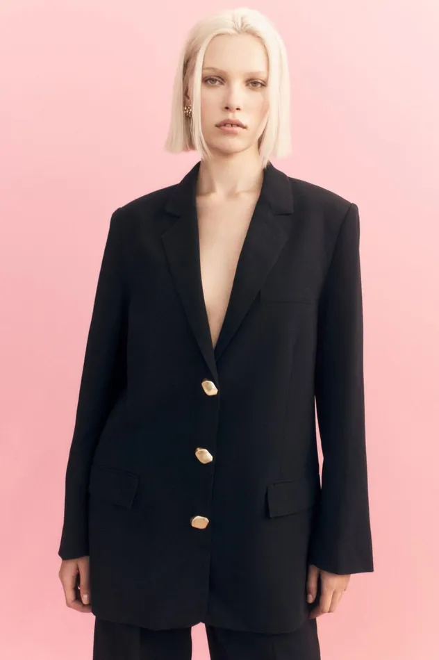 Harlem Jacket Black Women Aje Blazers Jackets 038 Coats