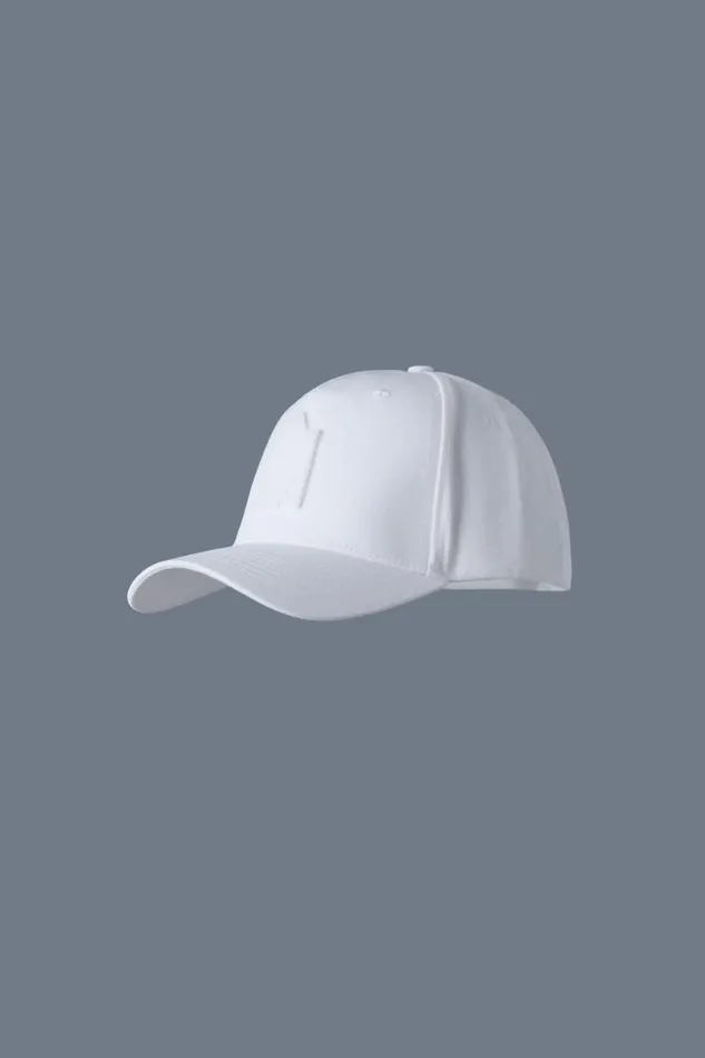 Hats Women Mackage ANDERSON Baseball Cap With Velvet Logo White