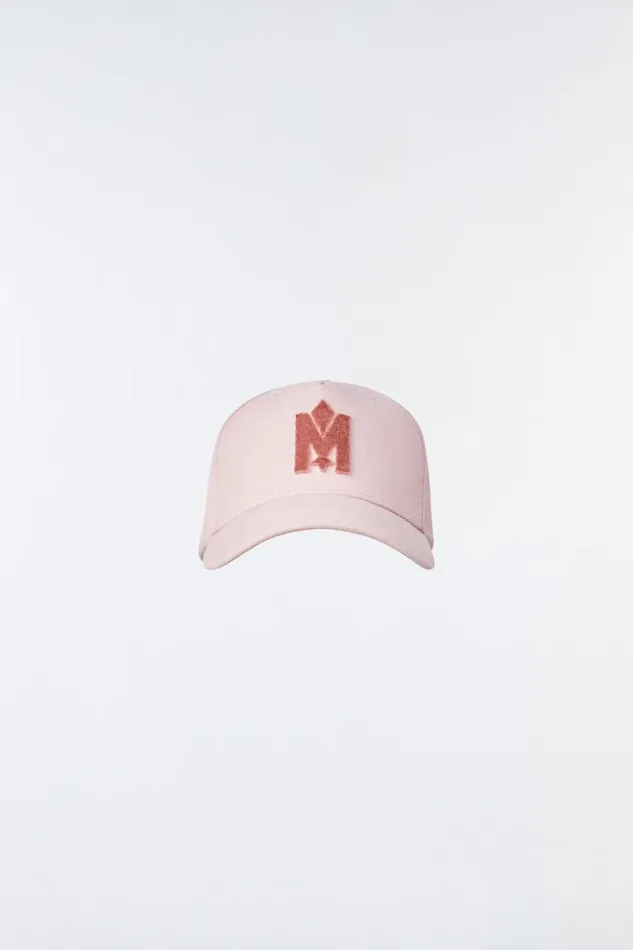 Hats Women Mackage ANDERSON Baseball Cap With Velvet Logo White