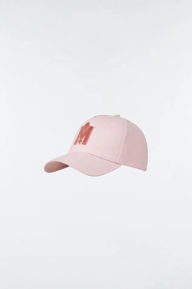 Hats Women Mackage ANDERSON Baseball Cap With Velvet Logo White