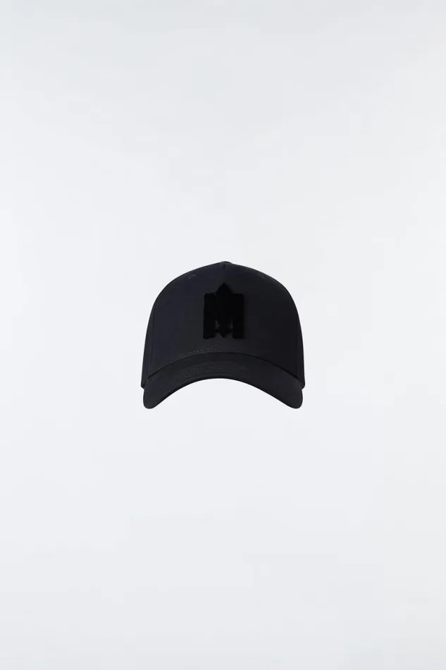 Hats Women Mackage ANDERSON Baseball Cap With Velvet Logo White