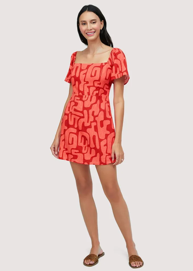 Heat Wave Mini Dress Redmulti Women Lost Wander Dresses