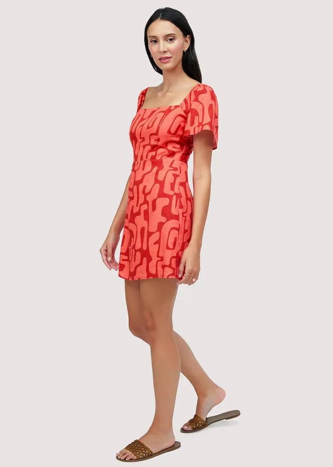 Heat Wave Mini Dress Redmulti Women Lost Wander Dresses