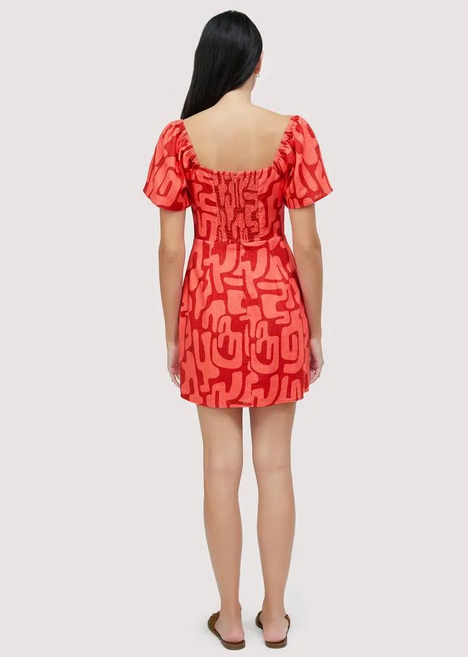 Heat Wave Mini Dress Redmulti Women Lost Wander Dresses