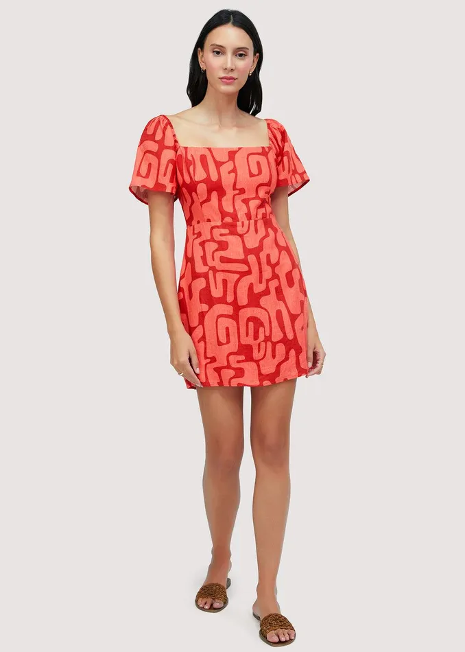 Heat Wave Mini Dress Redmulti Women Lost Wander Dresses