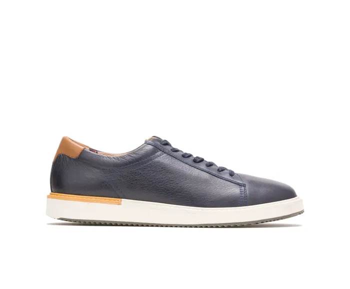 Heath Sneaker Navy Leather Sneakers Hush Puppies Men