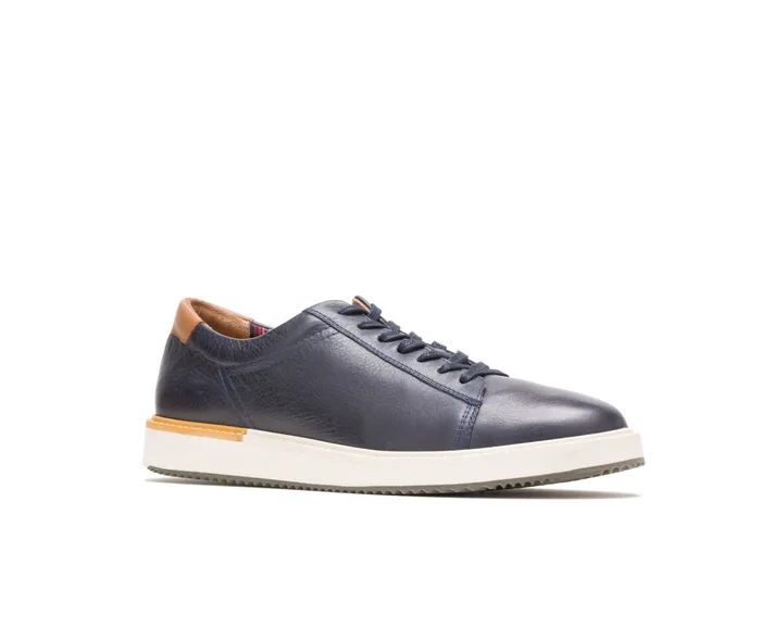 Heath Sneaker Navy Leather Sneakers Hush Puppies Men Heath Sneaker Navy Leather Sneakers Hush Puppies Men