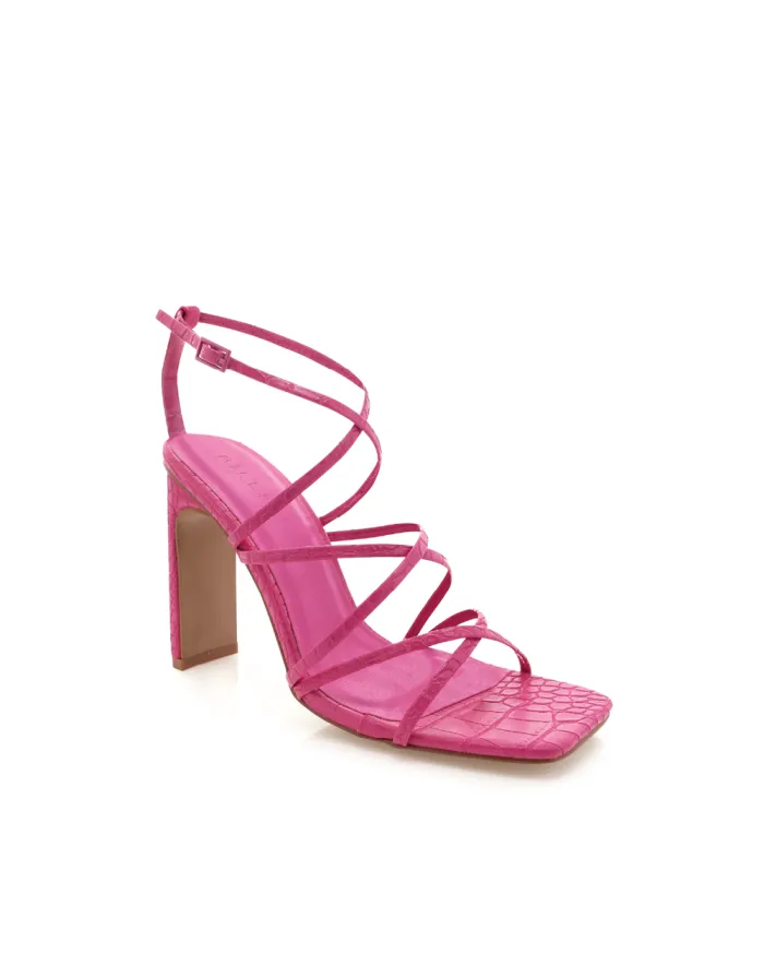 Heels Billini Block Heels TABBY LIPSTICK CROC