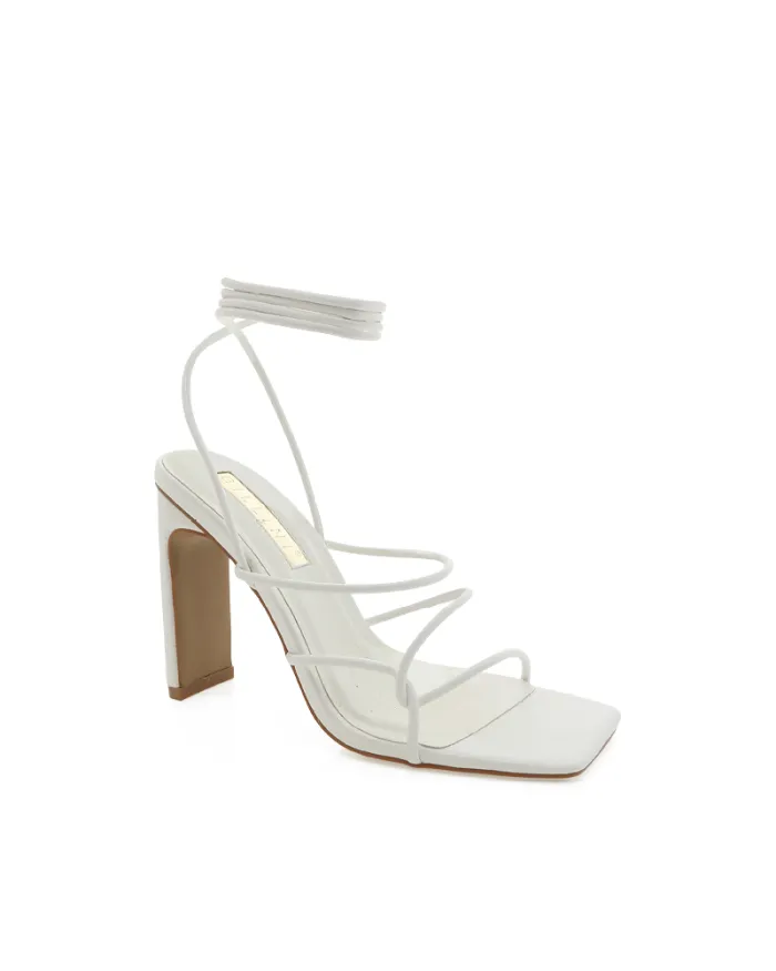 Heels Billini Block Heels TORANCE WIDE FIT WHITE