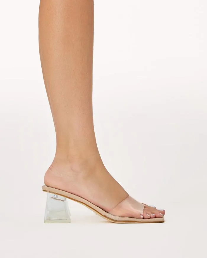 Heels Billini Block Heels XAVA NUDECLEAR