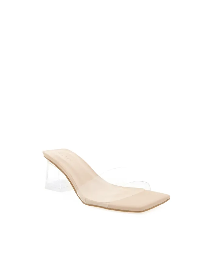 Heels Billini Block Heels XAVA NUDECLEAR