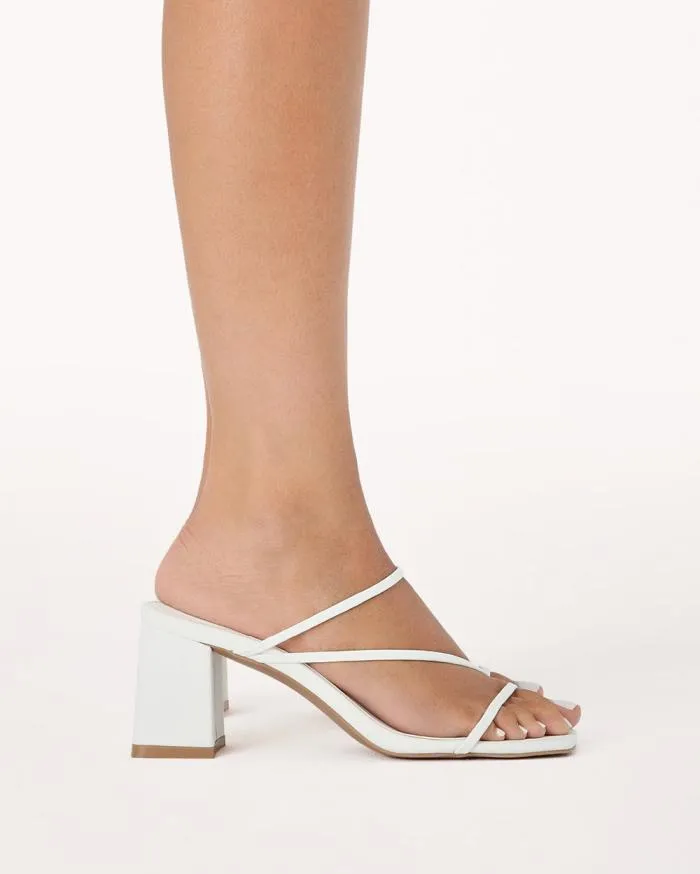 Heels Billini Block Heels YAZMIN 20 WHITE