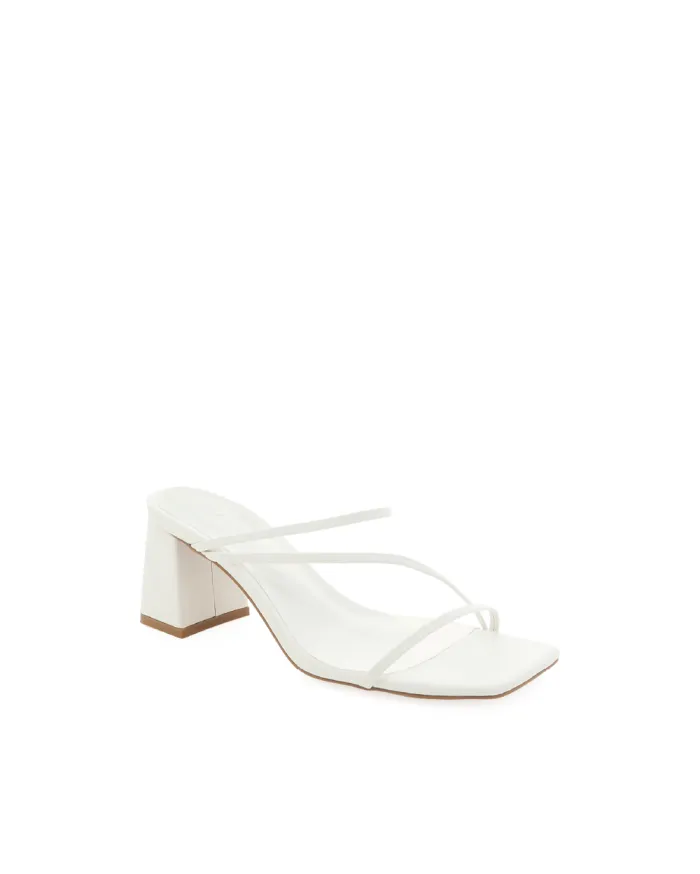 Heels Billini Block Heels YAZMIN 20 WHITE
