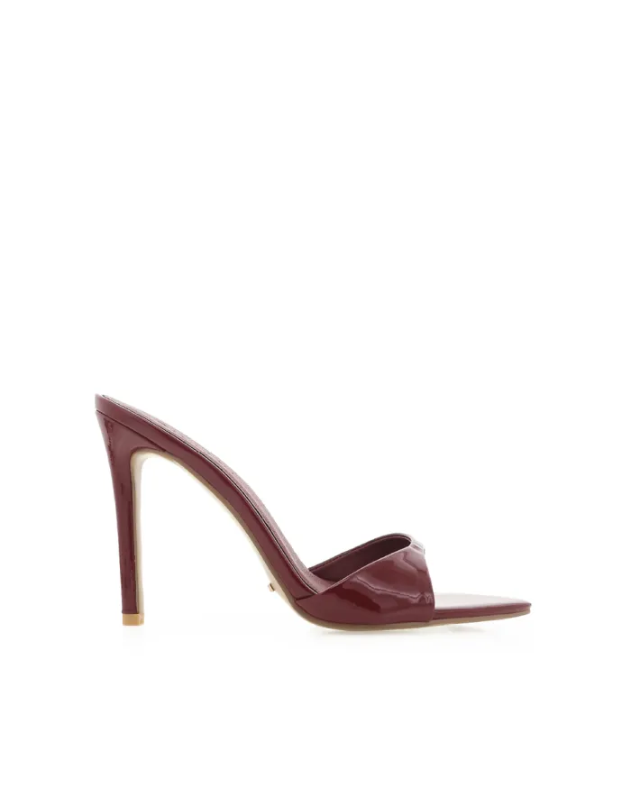 Heels Billini Stiletto Heels QUINBY CHERRY RED PATENT